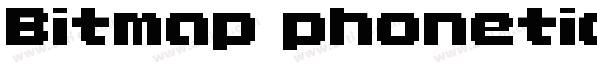 Bitmap phonetic字体转换